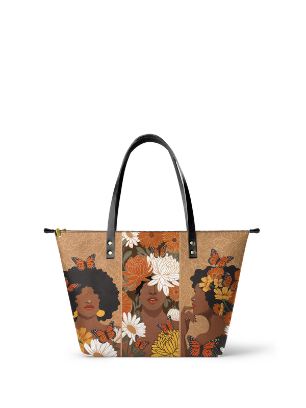 "Ayira" Leather Tote Bag