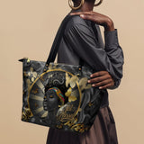 "Barakaya" Leather Tote Bag - BRAVE ONES DEAL