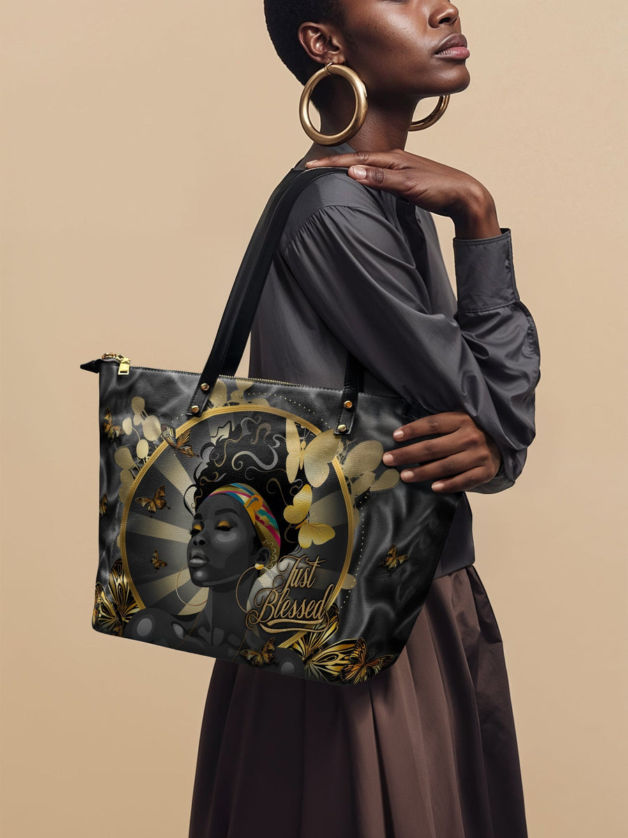 "Barakaya" Leather Tote Bag - DD DEAL