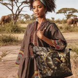 "Barakaya" Leather Tote Bag - BRAVE ONES DEAL