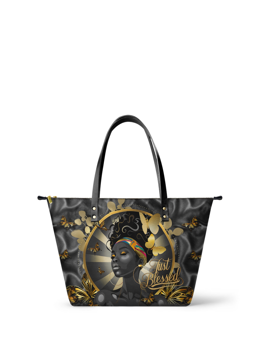 "Barakaya" Leather Tote Bag Matching Set - DD DEAL