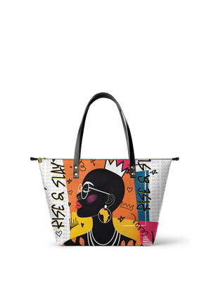 "Baridi" Leather Tote Bag