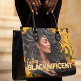 "Blacknificent" Leather Handbag - BRAVE ONES DEAL