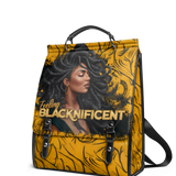 "Blacknificent" Leather Backpack