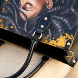 "Blacknificent" Leather Handbag - BRAVE ONES DEAL
