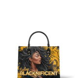 "Blacknificent" Leather Handbag A250 Deal
