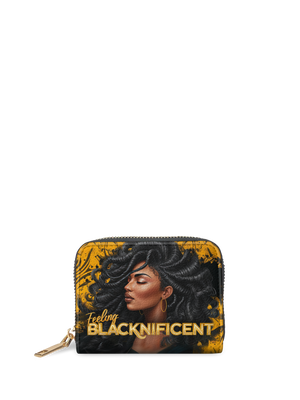 "Blacknificent" Mini Wallet