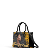 "Blacknificent" Small Leather Handbag