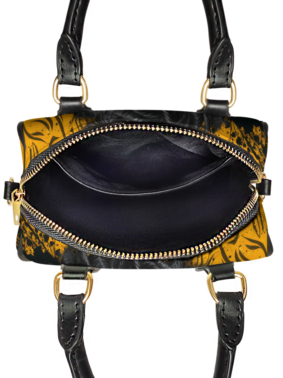 "Blacknificent" Mini Satchel
