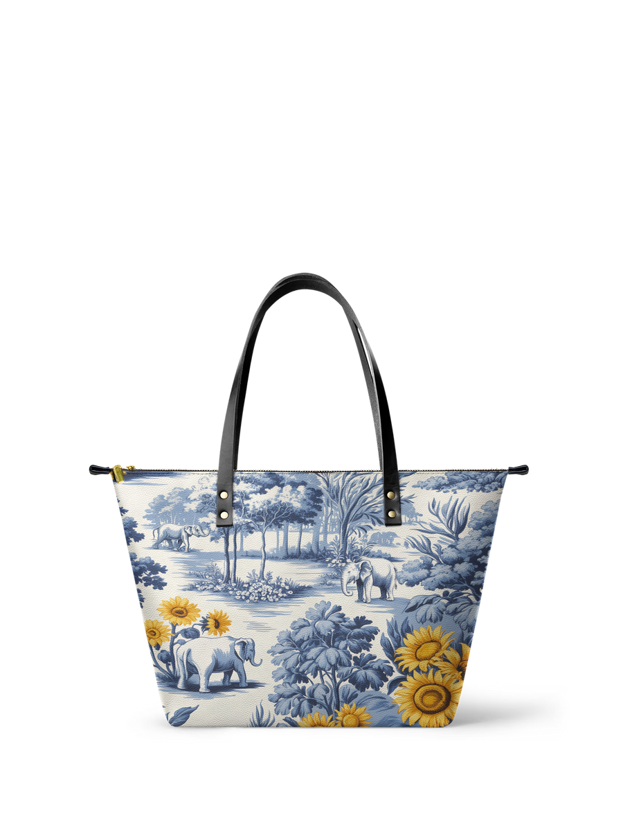 "Mkonga" Leather Tote Bag