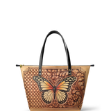 "Mbawa" Leather Tote Bag - BRAVE ONES DEAL