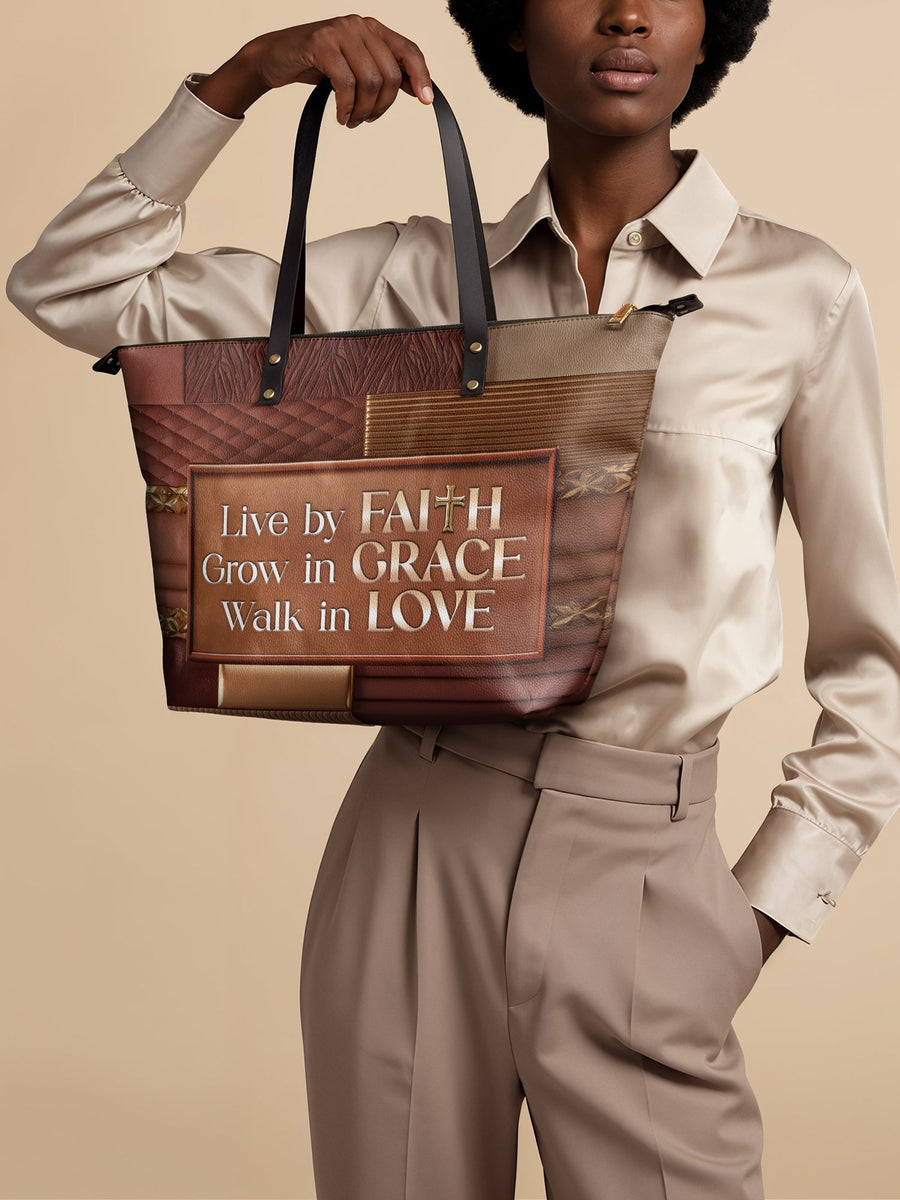 "Eliora" Leather Tote Bag - DD DEAL