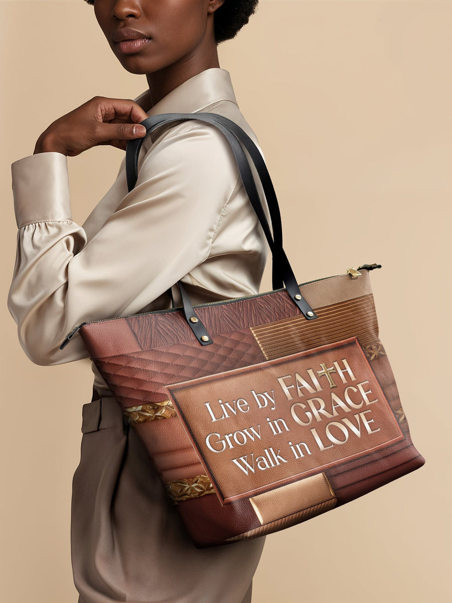 "Eliora" Leather Tote Bag Matching Set - DD DEAL