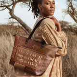 "Eliora" Leather Tote Bag - BRAVE ONES DEAL