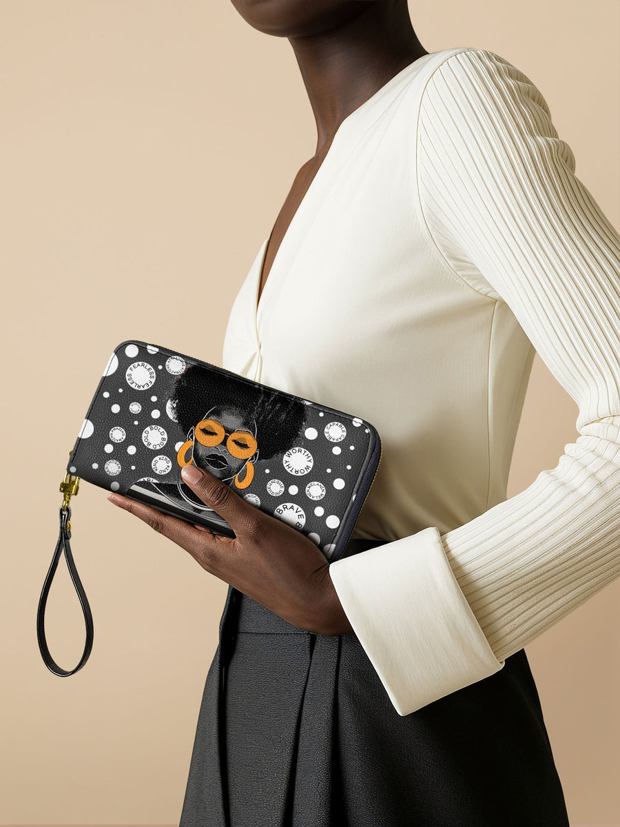 "Fahari" Monochrome Wallet FALL CLEARANCE DEAL