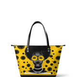 "Fahari" Marigold Pop Leather Tote Bag - BRAVE ONES DEAL