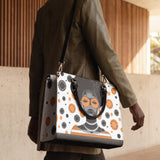 "Fahari" Marshmallow Citrus Leather Handbag - BRAVE ONES DEAL