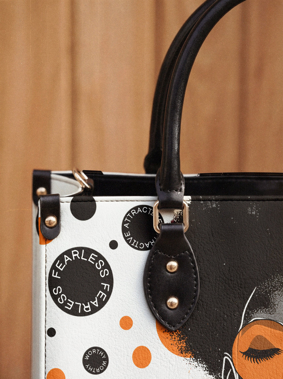 "Fahari" Marshmallow Citrus Leather Handbag - DD DEAL