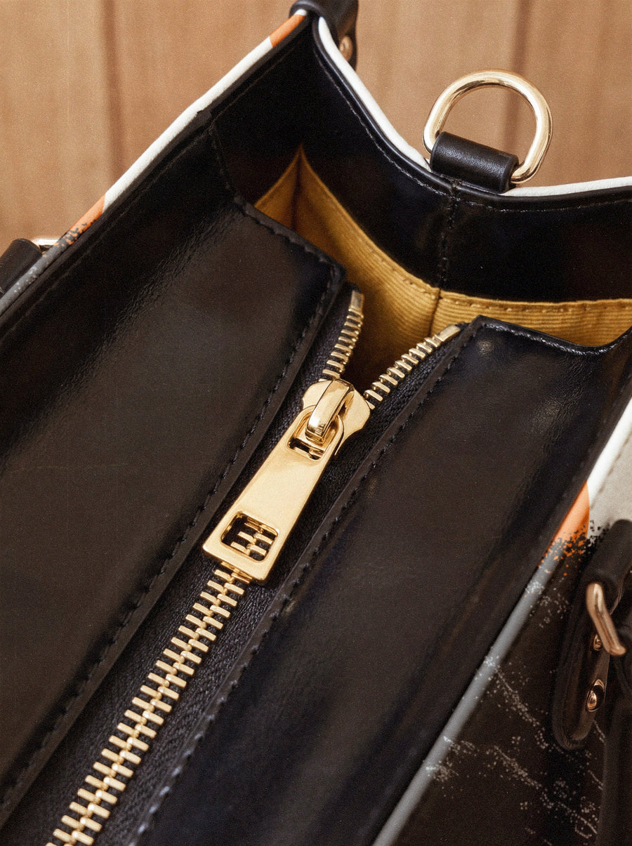 "Fahari" Marshmallow Citrus Leather Handbag - DD DEAL