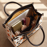 "Fahari" Marshmallow Citrus Leather Handbag - BRAVE ONES DEAL