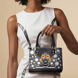 "Fahari" Monochrome Small Leather Handbag