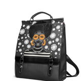 "Fahari" Monochrome Leather Backpack