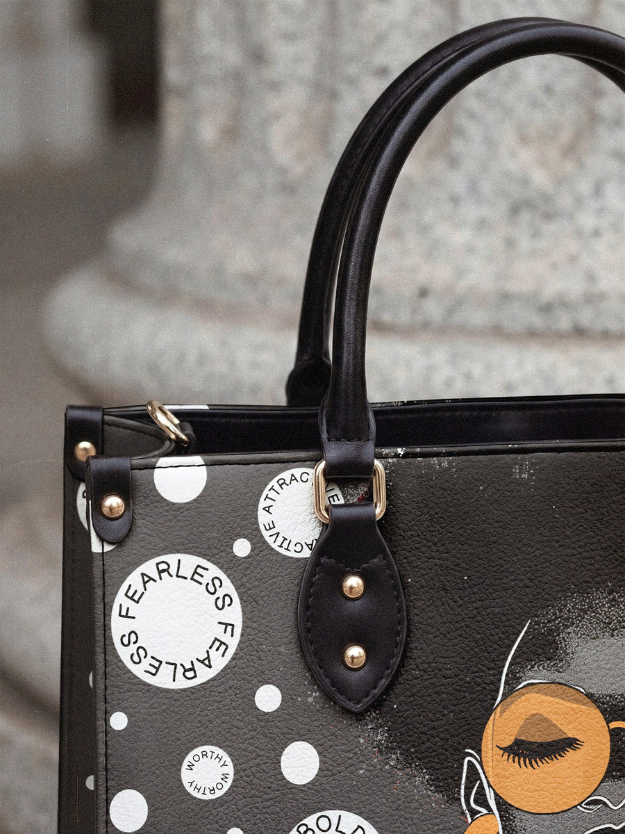 "Fahari" Monochrome Leather Handbag - DD DEAL