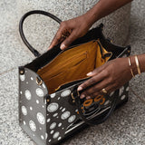 "Fahari" Monochrome Leather Handbag - BRAVE ONES DEAL