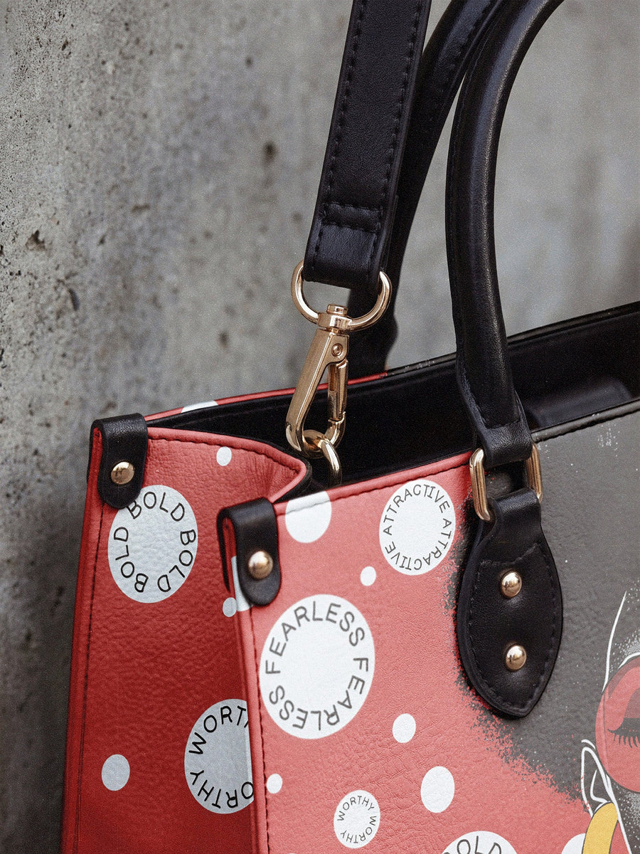 "Fahari" Strawberry Pop Leather Handbag DD DEAL
