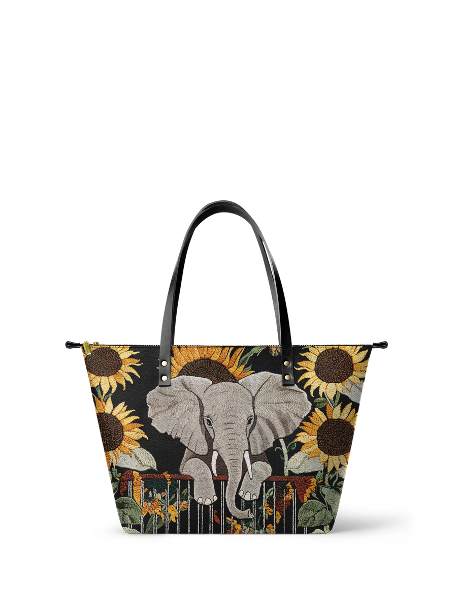 "Ndovu" Leather Tote Bag
