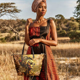 "Godfidence" Leather Tote Bag - BRAVE ONES DEAL