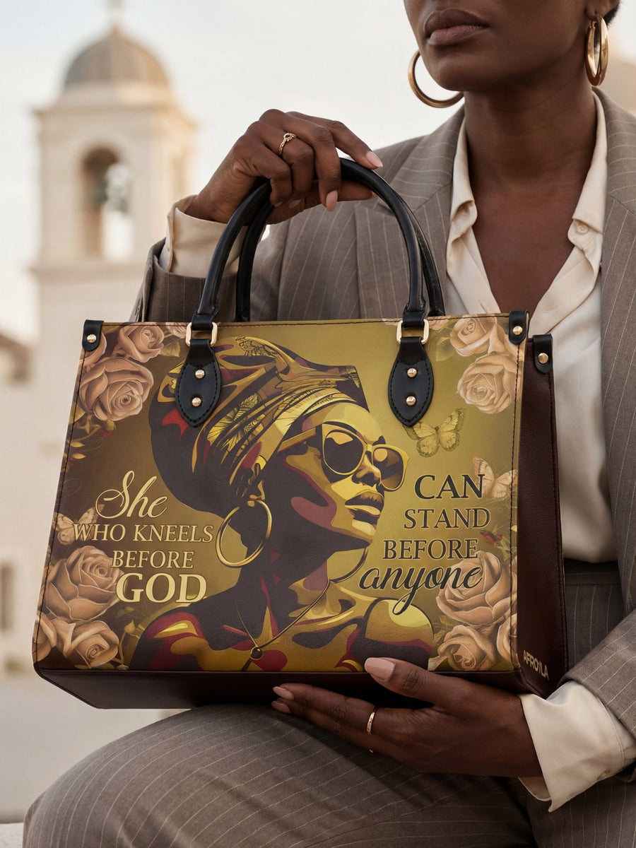 "Godfidence" Leather Handbag - DD DEAL