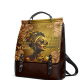 "Godfidence" Leather Backpack - BRAVE ONES DEAL