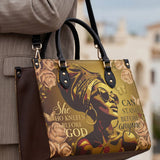 "Godfidence" Leather Handbag BTS DEAL
