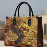 "Godfidence" Leather Handbag BTS DEAL