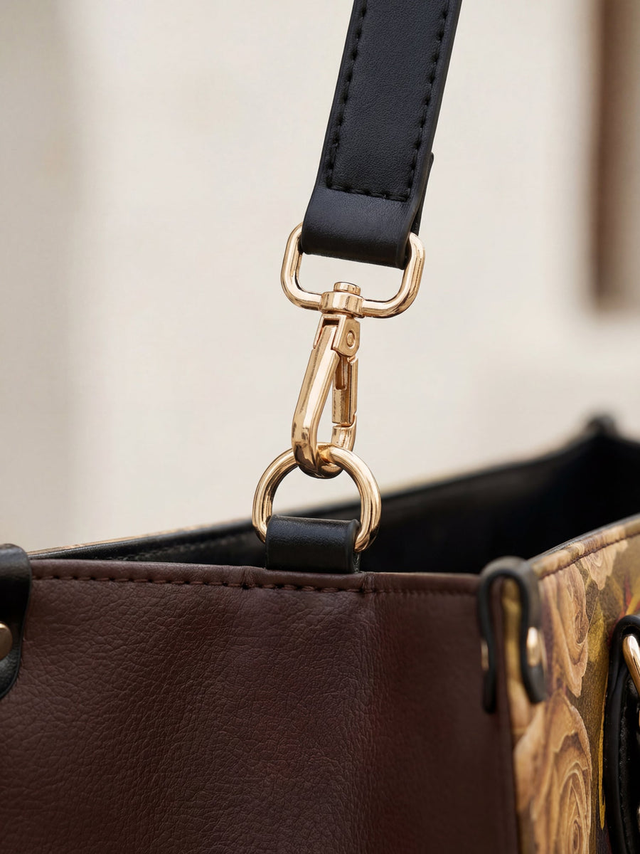 "Godfidence" Leather Handbag Matching Set - DD DEAL