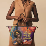 "Huriya" Leather Tote Bag
