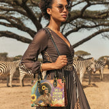 "Huriya" Small Leather Handbag