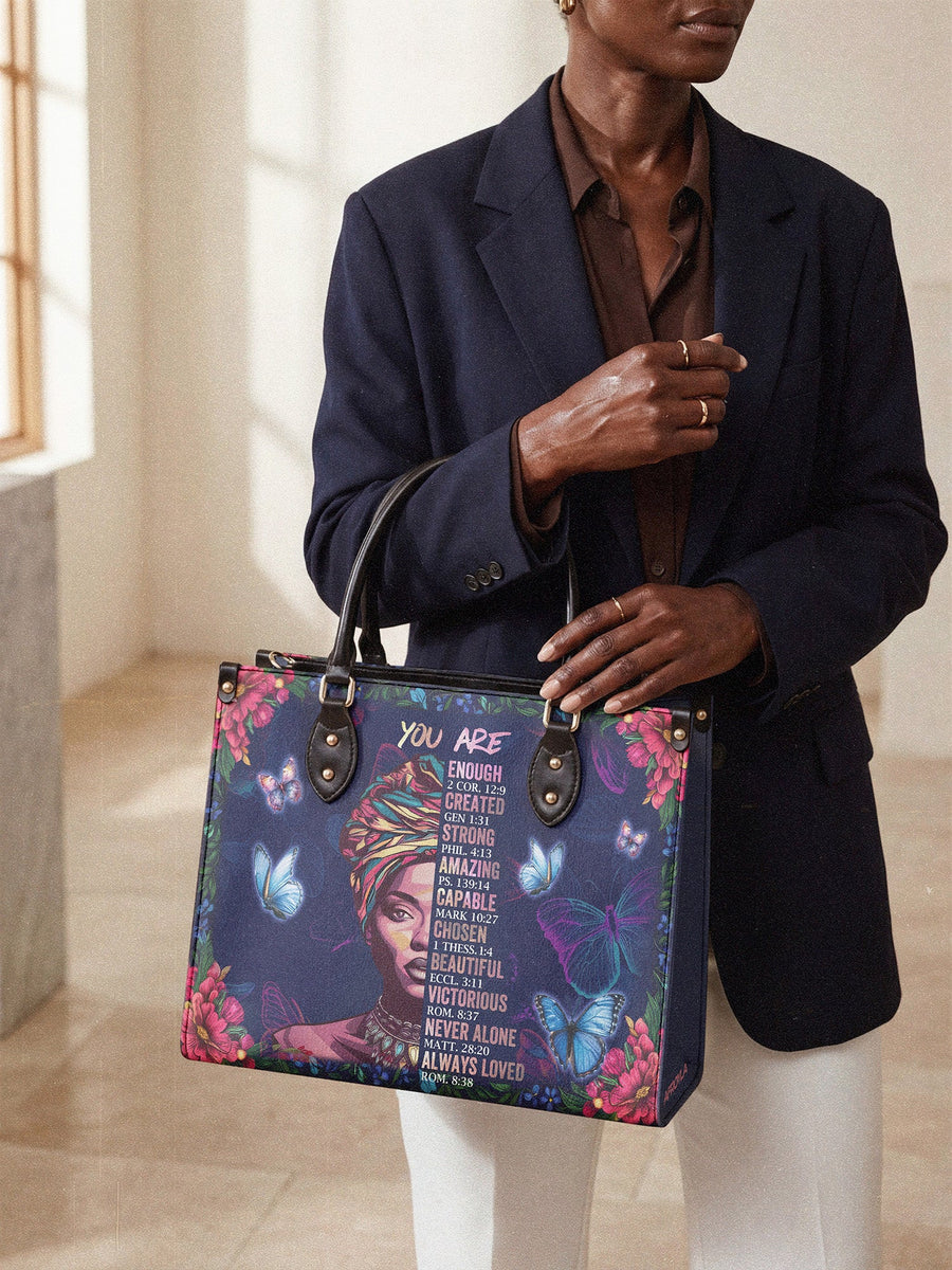 "Imani" Blue Orchid Leather Handbag Matching Set - DD DEAL