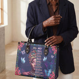 "Imani" Blue Orchid Leather Handbag - BRAVE ONES DEAL
