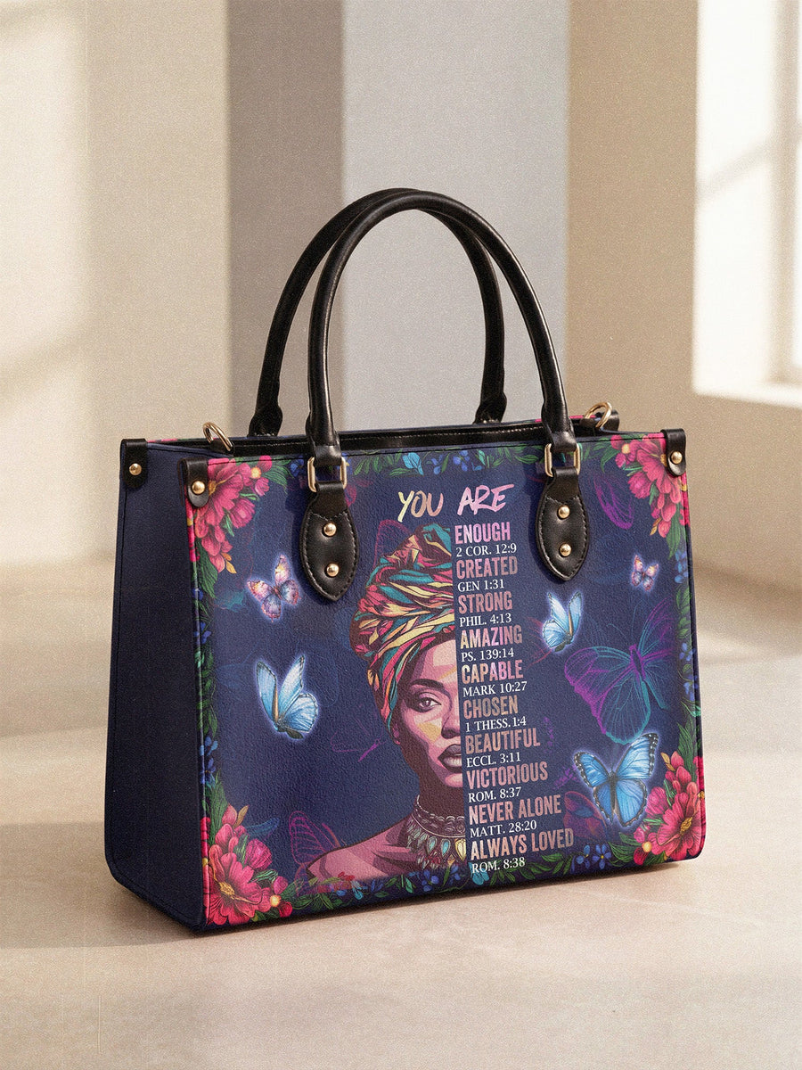 "Imani" Blue Orchid Leather Handbag DD DEAL