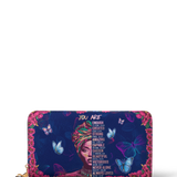 "Imani" Blue Orchid Wallet - BRAVE ONES DEAL