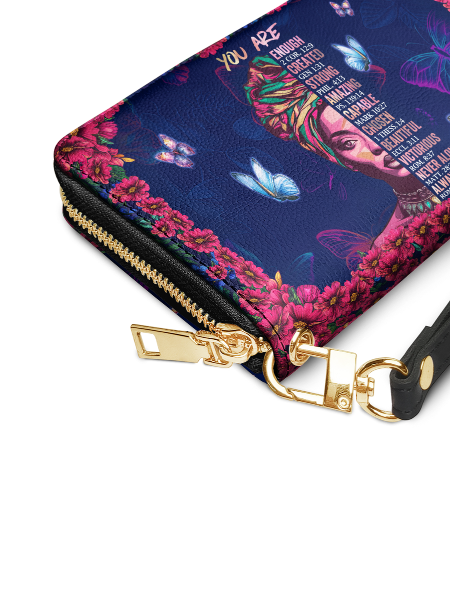 "Imani" Blue Orchid Wallet FALL CLEARANCE DEAL