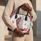 "Imani" Dove White Leather Handbag - BRAVE ONES DEAL