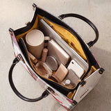 "Imani" Dove White Leather Handbag - BRAVE ONES DEAL