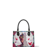 "Imani" Dove White Small Leather Handbag A250 Deal