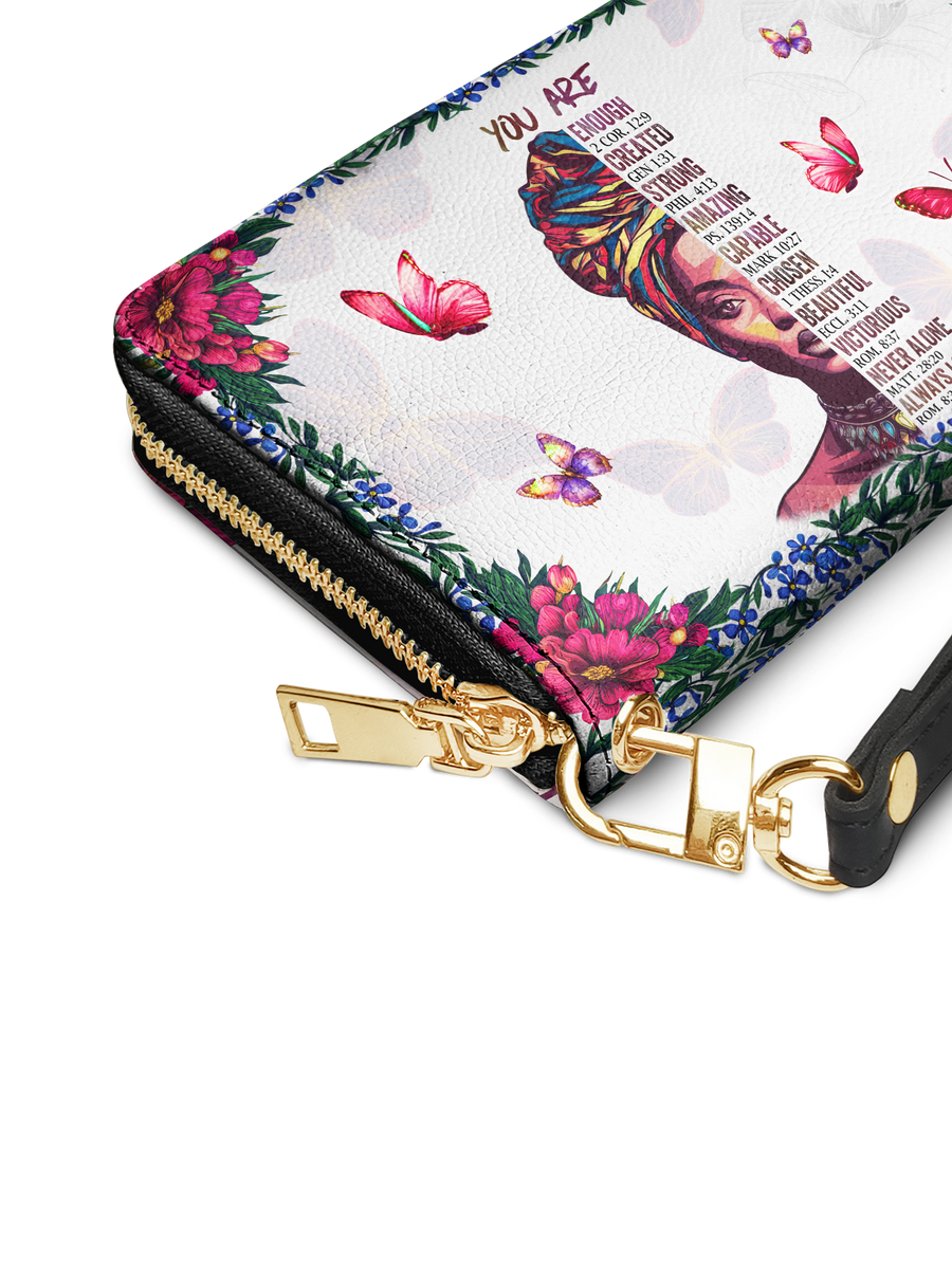 "Imani" Dove White Wallet