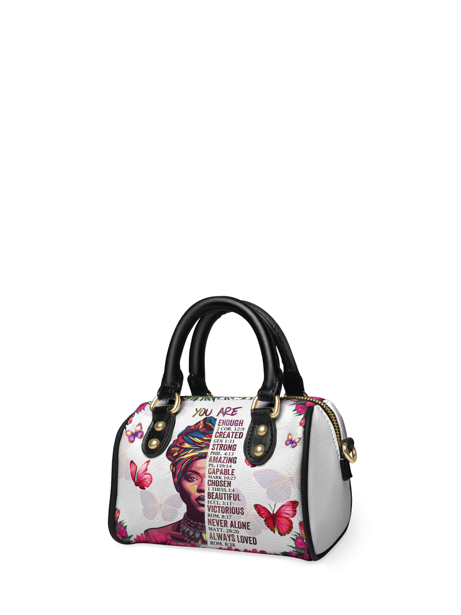 "Imani" Dove White Mini Satchel