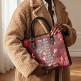 "Imani" Pomegranate Red Leather Handbag - BRAVE ONES DEAL