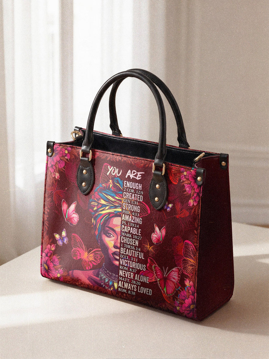 "Imani" Pomegranate Red Leather Handbag - DD DEAL